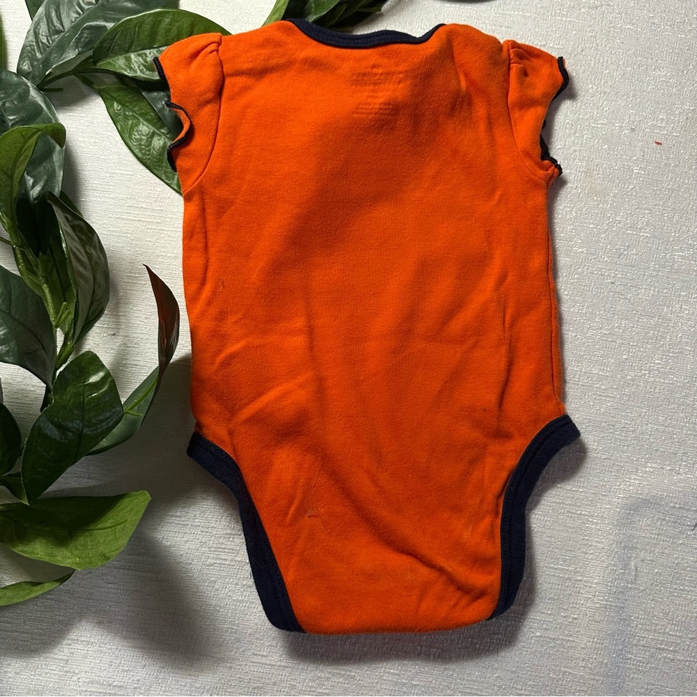 Genuine Merchandise Houston Astros Orange Baby Girl Onesie 3/6 Months - Picture 2 of 7